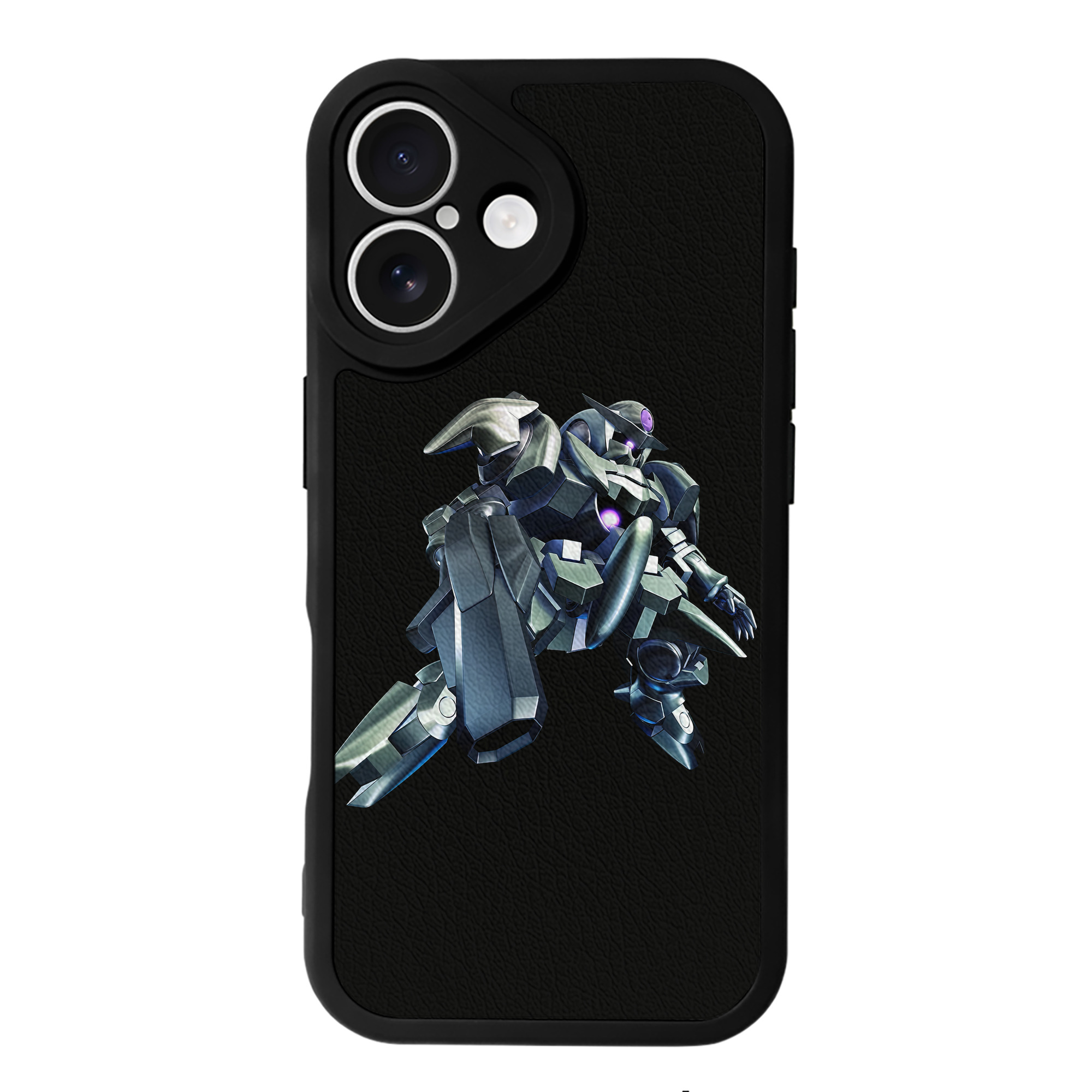 （画像用） 機動戦士ガンダム Mobile Suit Gundam 【iPhone 16シリーズ対応】シリコンスマホケース（レザー調） 材質：シリコン